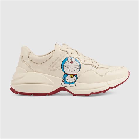 doraemon sneakers gucci|Gucci Doraemon rhyton white.